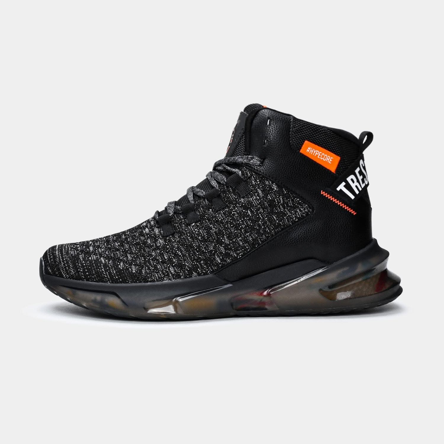 tenis360 25 / Negro Naranja / Casual Bronx