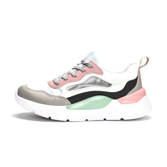 tenis360 Brussels Blanco Gris Rosa